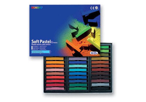 

Пастель сухая профессиональная мягкая, 36 цветов, квадр., MP-36, MUNGYO