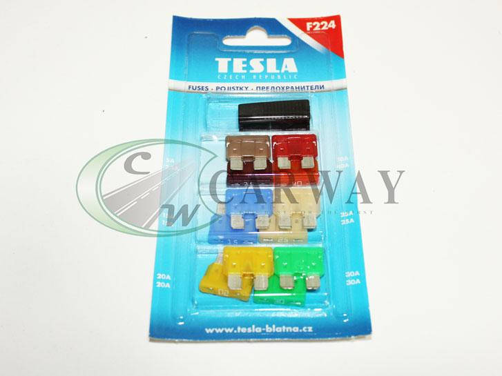 

Предохранители Евро (12 шт) 5-30А (+щипцы) TS F224 Tesla