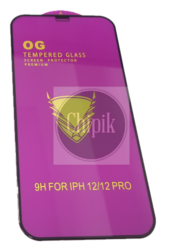 

Защитное стекло дисплея для Apple iPhone 12, iPhone 12 Pro 6,1 дюйма, PREMIUM 9D, черное, Черный