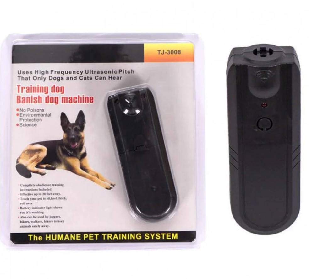 

Карманный ультразвуковой отпугиватель собак Dog Repeller Sonic TJ-3008, Черный