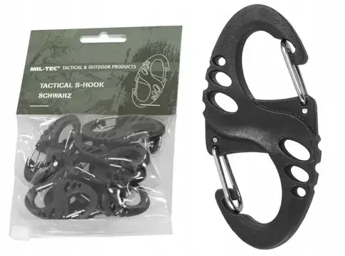 

Набір карабінів MIl-Tec S-Hook BLACK
