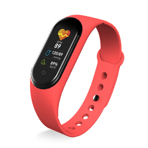 

Фитнес часы М5, смарт браслет smart watch, mi band 5 (red)