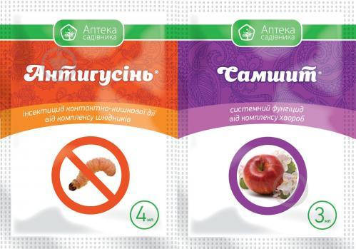 

Инсектицид Антигусень 4мл + Самшит 3 мл УКРАВИТ 1491