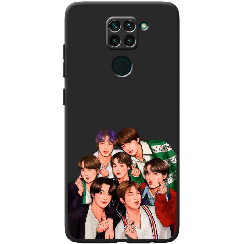 

Силиконовый чехол BoxFace Xiaomi Redmi Note 9 BTS, Черный