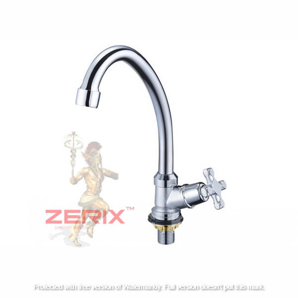 

Смеситель на одну воду монокран ZERIX JIK1 102-A