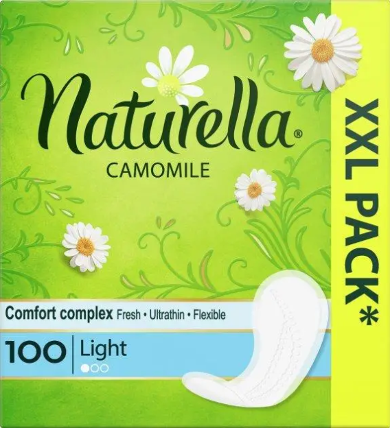 

Ежедневные гигиенические прокладки Naturella Сamomile Normal 100 шт