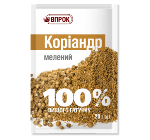 

Кориандр молотый 20 г ТМ "Впрок"