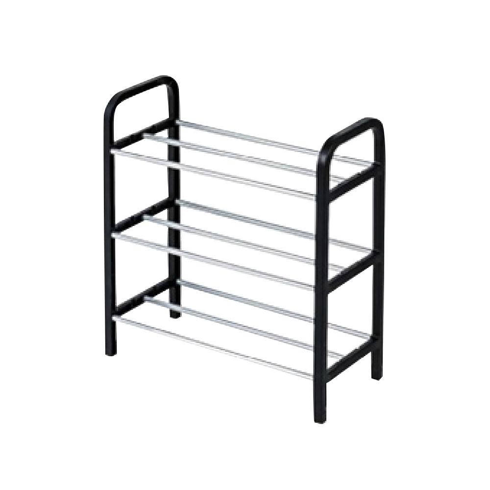 

Полка (подставка) для обуви 3 уровня Eco Fabric (EF-4852-3), Черный