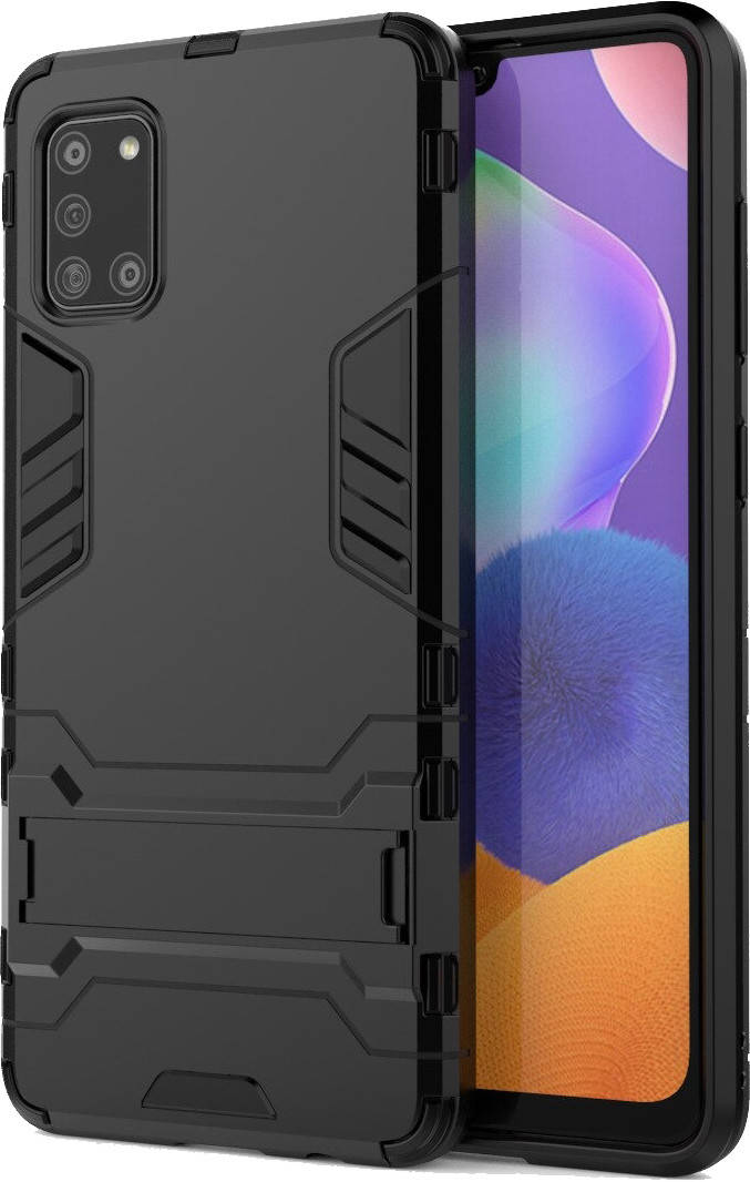 

Противоударный чехол Samsung Galaxy A31 A315 (бампер трансформер) Черный