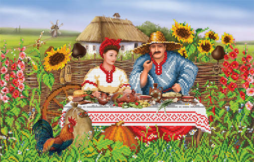 

Схема для вишивки бісером "Welcome to Ukraine!"