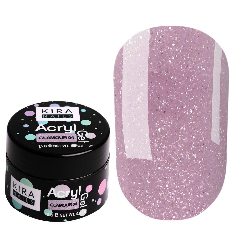 

Kira Nails Acryl Gel Glamour 04, 15 г