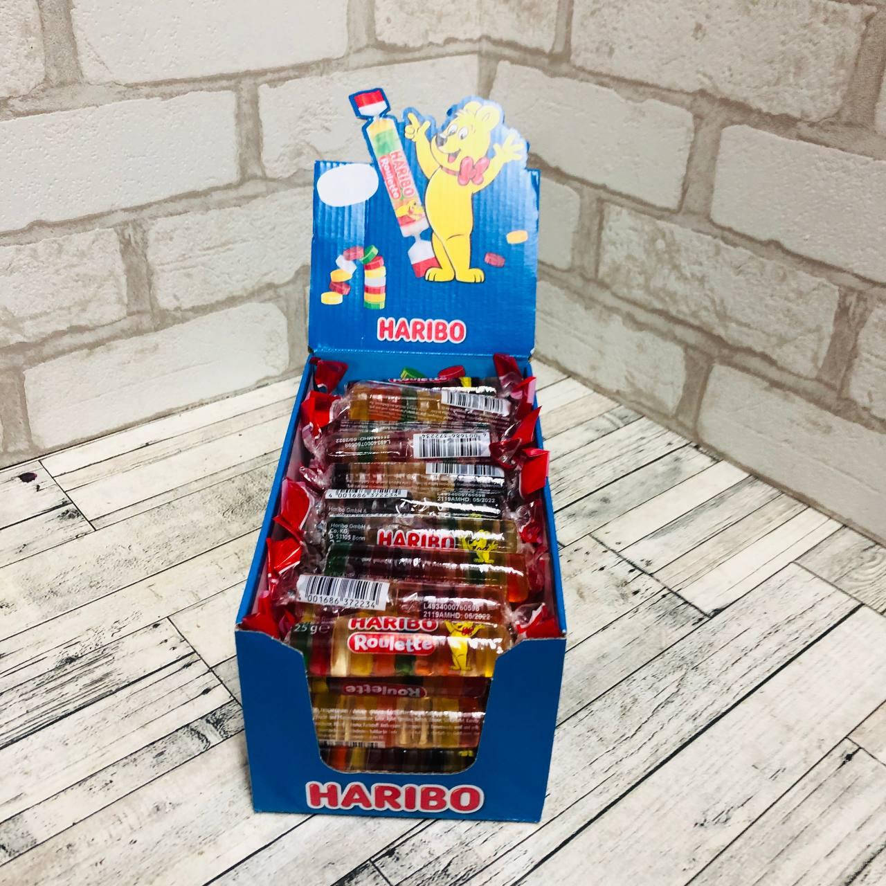 

Желейные конфеты HARIBO Roulette (рулет) 25 г 50 шт