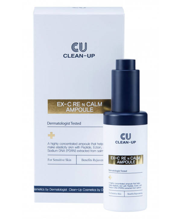 

Лифтинг-Концентрат С Полинуклеотидами CUSKIN Clean-Up Ex-C Re N Calm Ampoule - 30мл