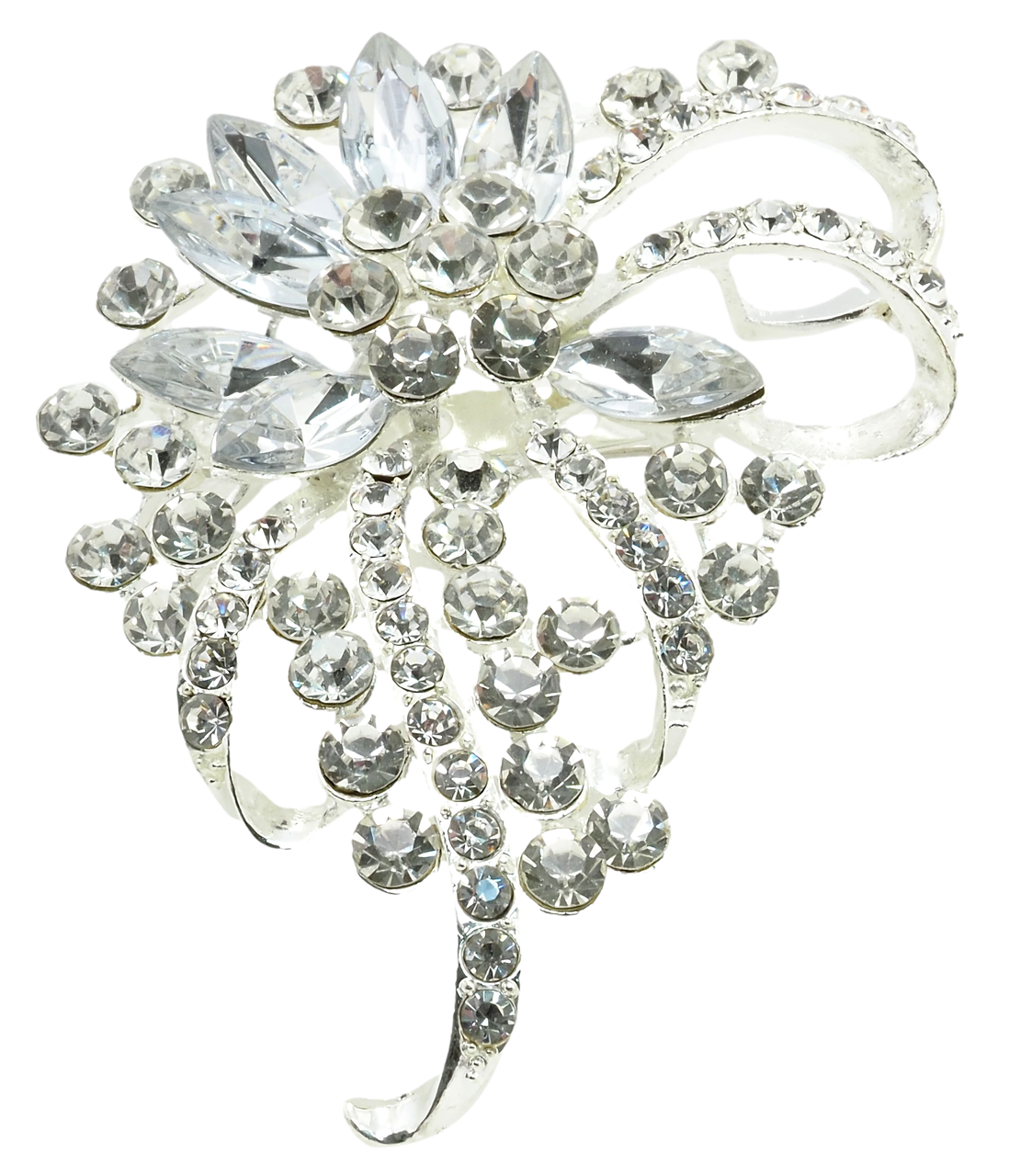 

Брошь "Композиция со стразами"