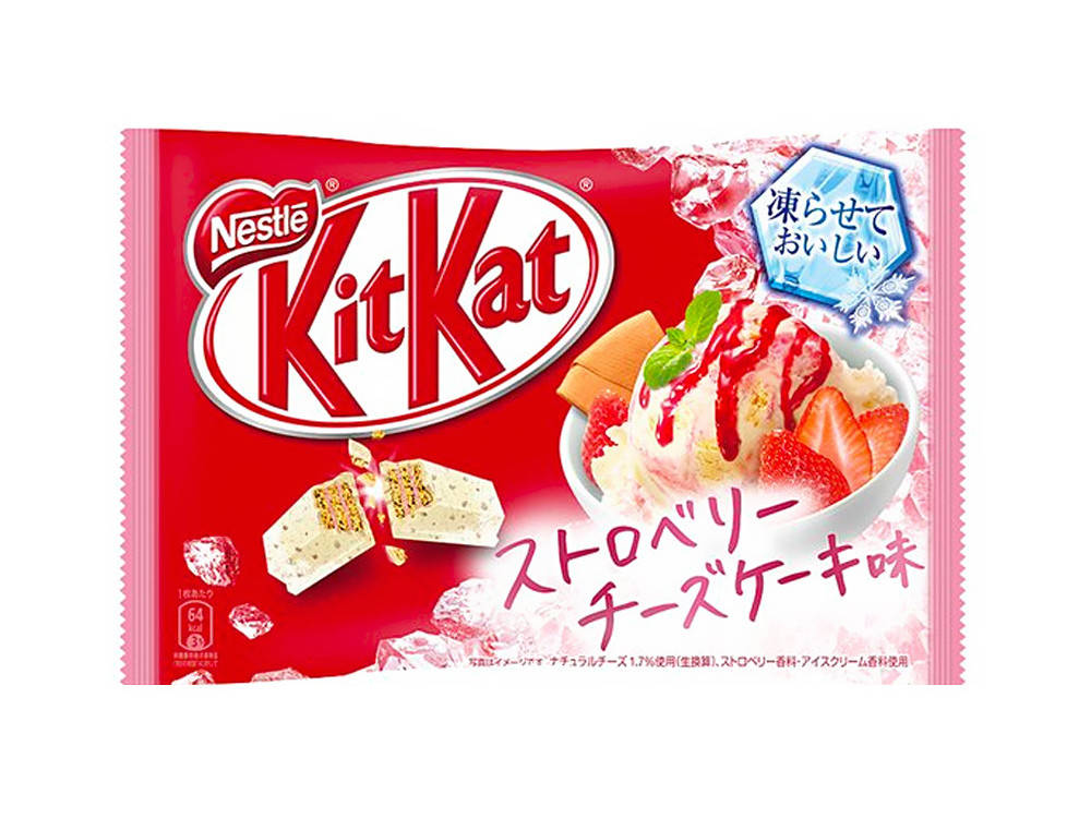 

Батончики KitKat Ice Cream+Strawberry11 mini