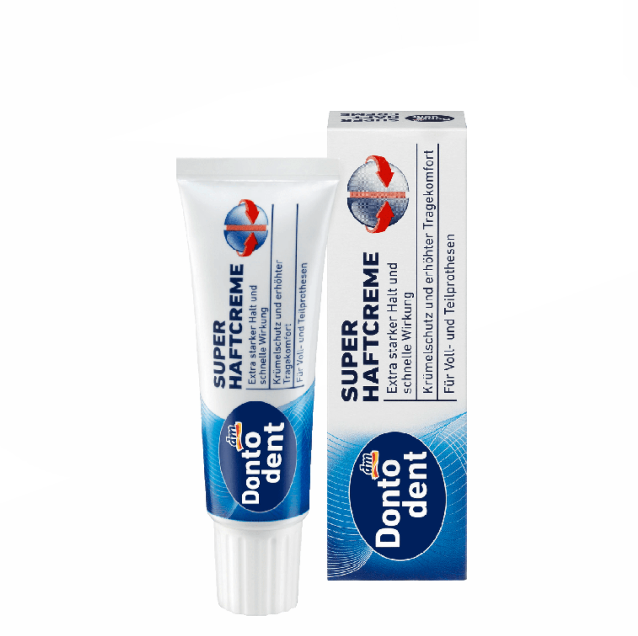 

Супер клей - крем для протезов Dontodent Super Haftcreme extra stark 40 г