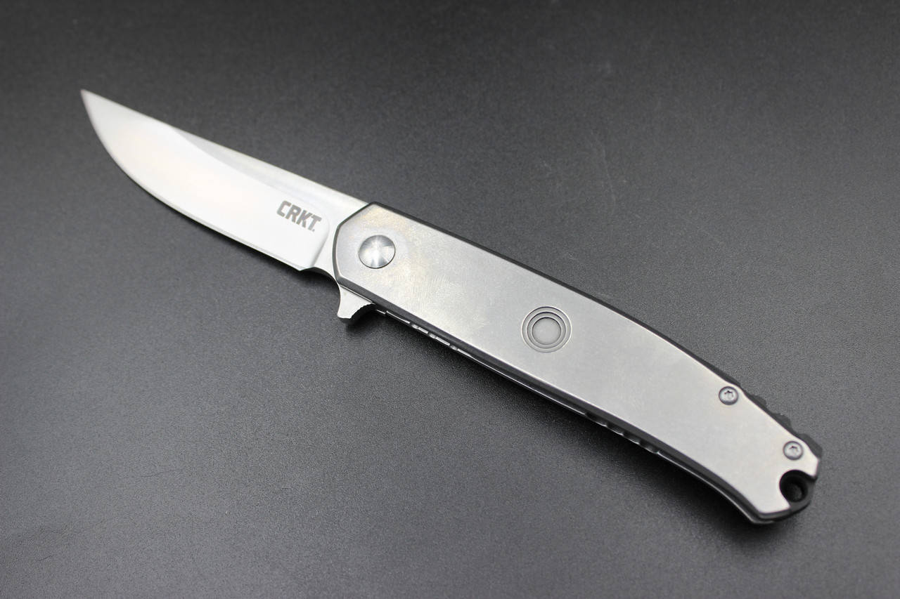 

Нож складной карманный CRKT 5320, для повседневного ношения, Серебристый