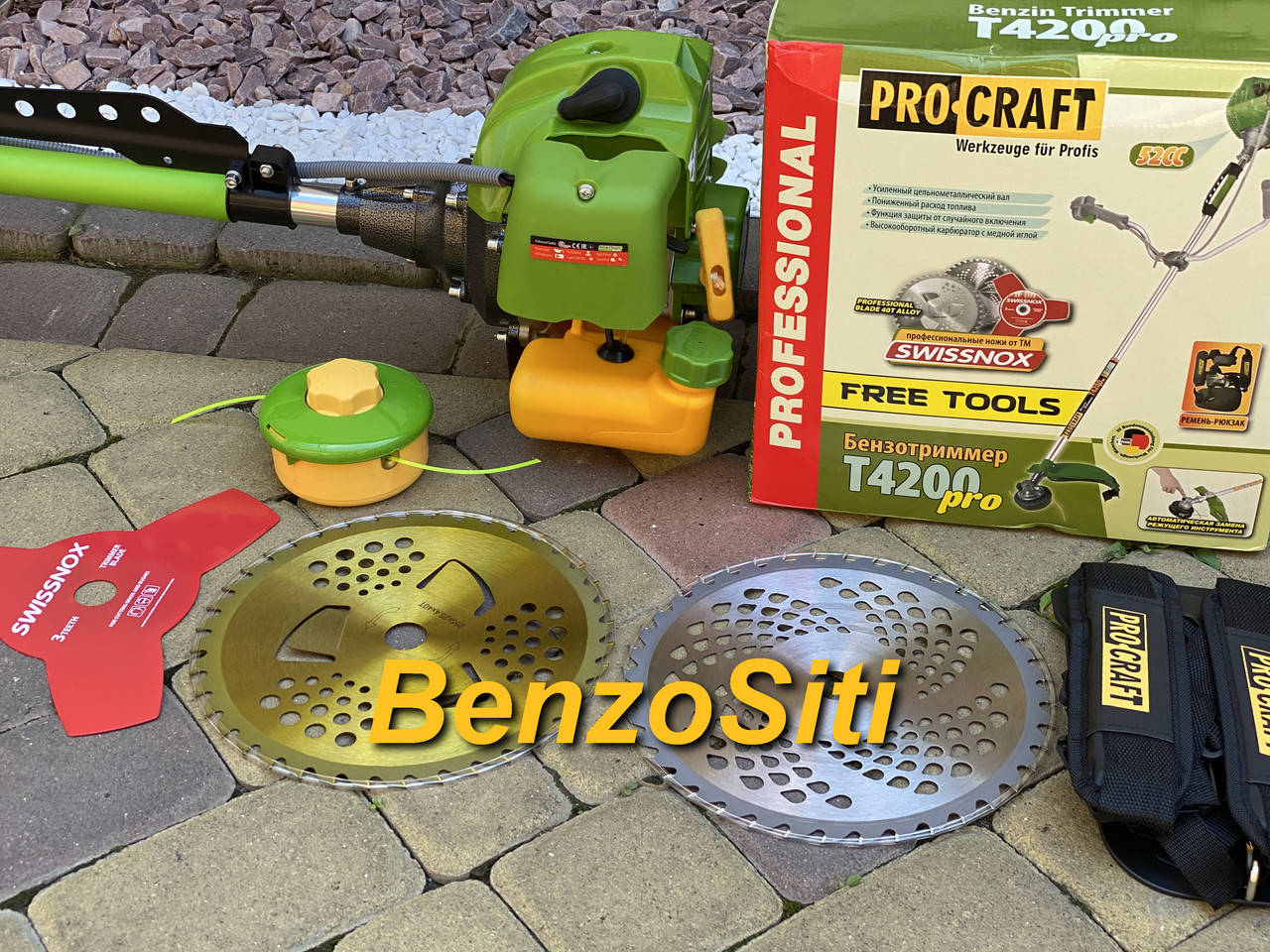 

Бензокоса ProCraft T4200 Pro Free Tools