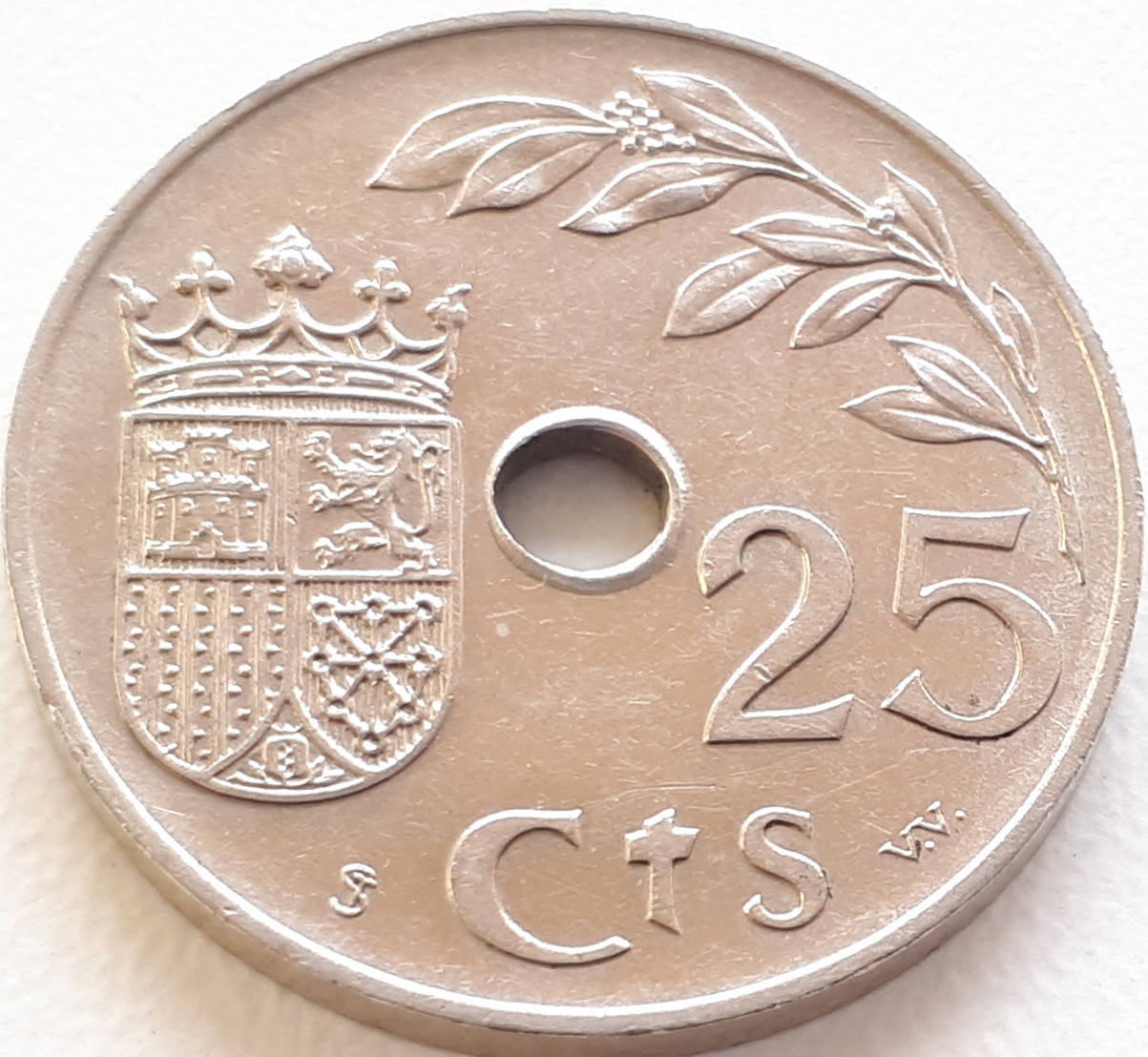 

Испания 25 сентимо 1937