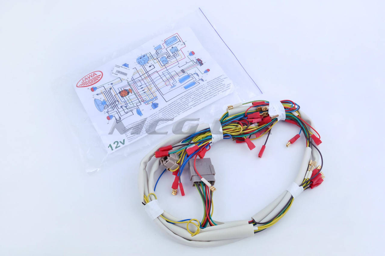 

Проводка на мотоцикл ЯВА 12 V "IGR"
