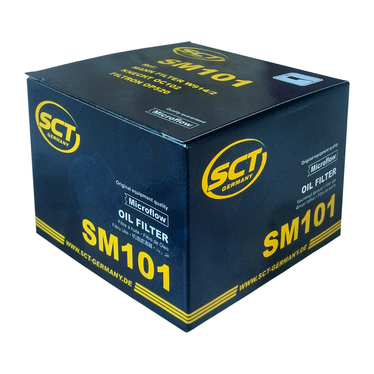 

Фильтр масляный SCT SM101 (ВАЗ 2108-2110, Sens, Таврия)