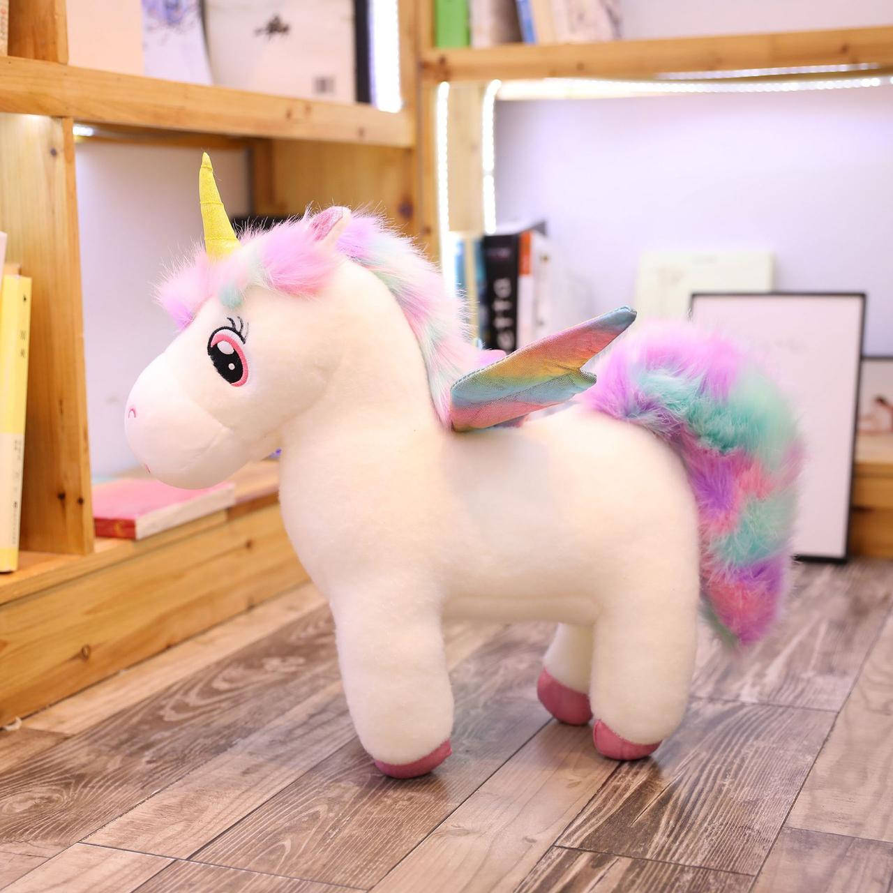 

Пони единорог детская мягкая игрушка My Little Pony 35*30 см - розовый, Бирюзовый