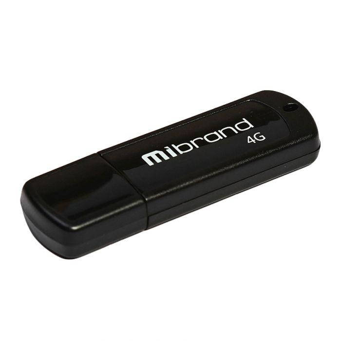 

Флешка Mibrand 4GB Grizzly USB 2.0 Black (MI2.0/GR4P3B)