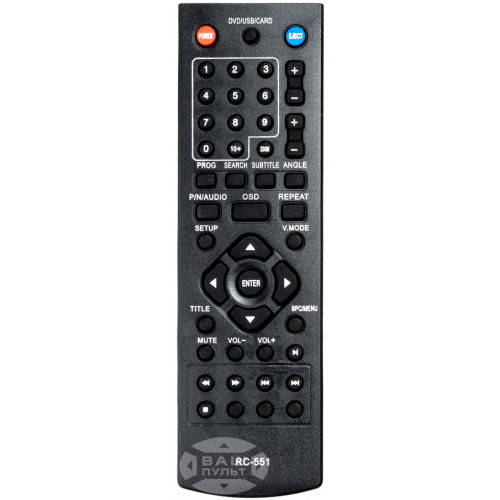 

Пульт для BRAVIS DVD-551 NOC, black, Черный