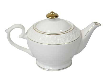 

Чайник заварочний Interos Снігова королева 405313 850мл круглий, Белый