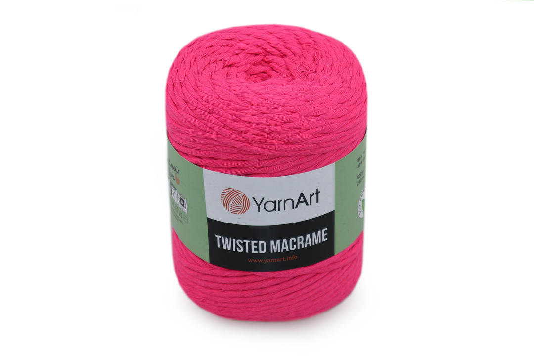 

YarnArt Twisted macrame, Фуксия №803, Розовый