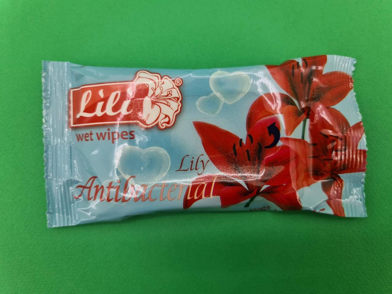 

Салфетка для дезинфекции рук 15шт "Lili "Лилия " (1 пачка)