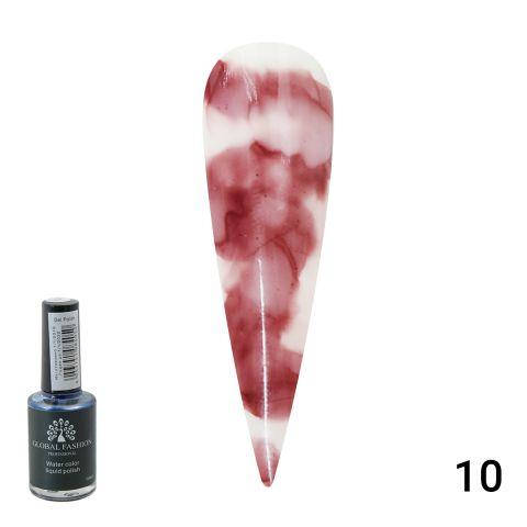 

Акварельные капли для дизайна ногтей Water color от Global Fashion
