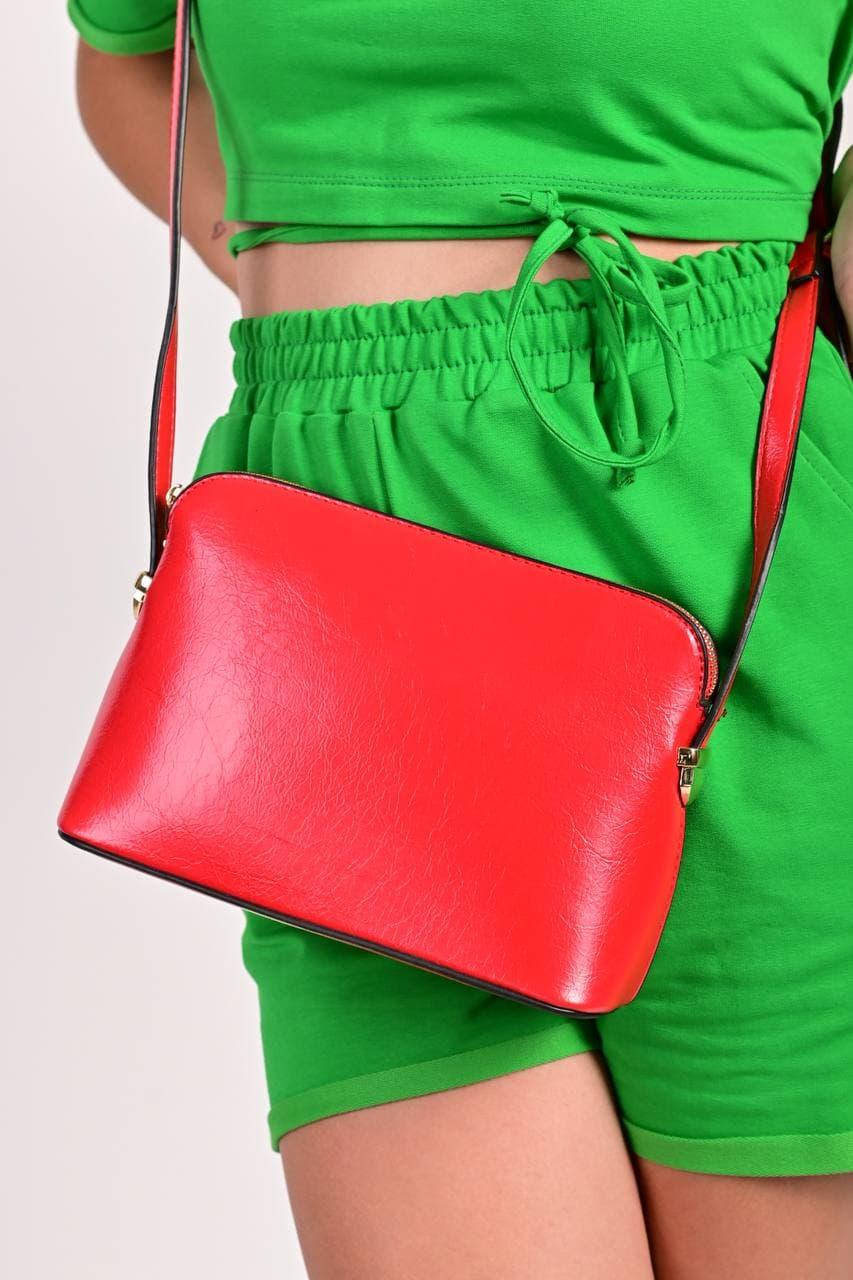 

Женская красная сумка с длинным ремешком код 7-6685, Красный