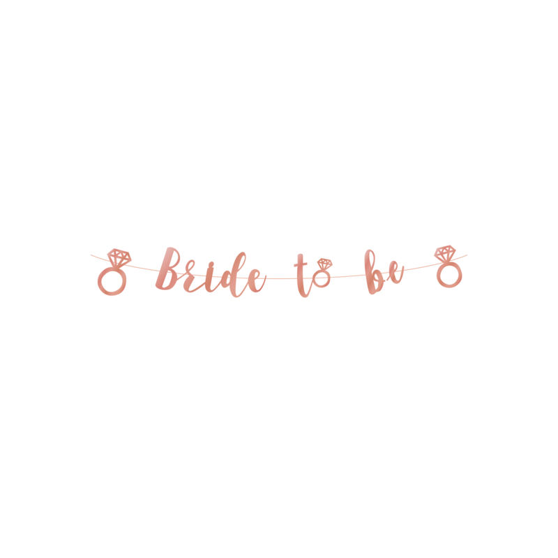

Гирлянда Bride to be розовое золото 512077