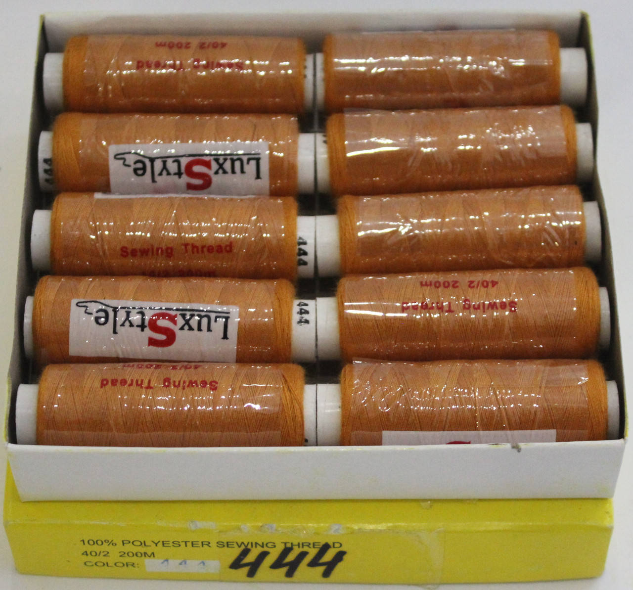 

Нитки швейные LuxStyle 40/2-200м (100% полиэстeр) №444, Разные цвета