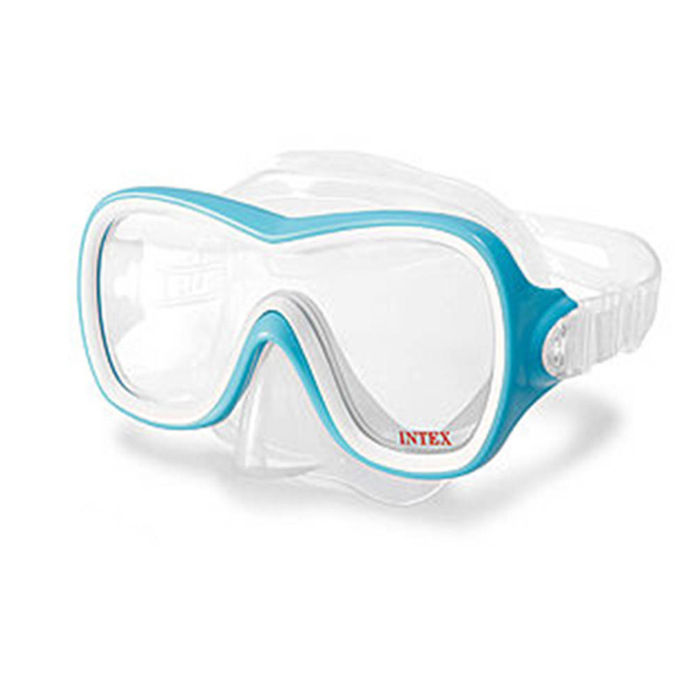 

Маска для плавания Intex 55978, размер M, (8+), обхват головы ≈ 50-56 см, голубая