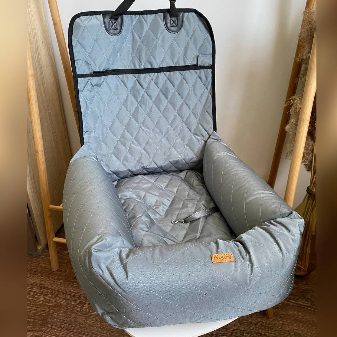 

Автогамак транспортер спальное место автокресло лежанка трансформер для перевозки собак премиум качество 2 в 1