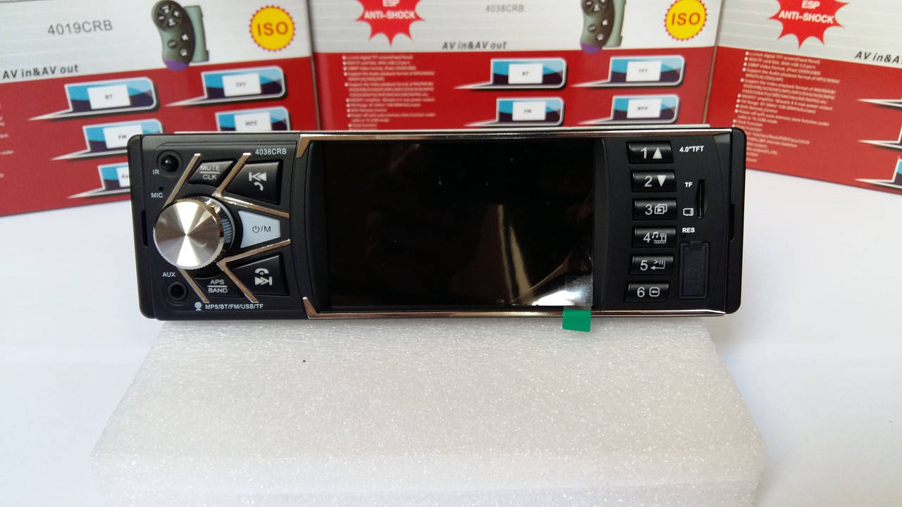 

Автомагнитола Pioneer 4038CRB Bluetooth,4,0" LCD TFT,USB,SD,AUX+Камера заднего вида.