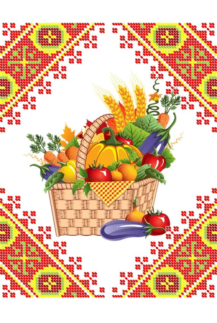 

Схема для вишивки бісером рушника на Спаса РС-4007