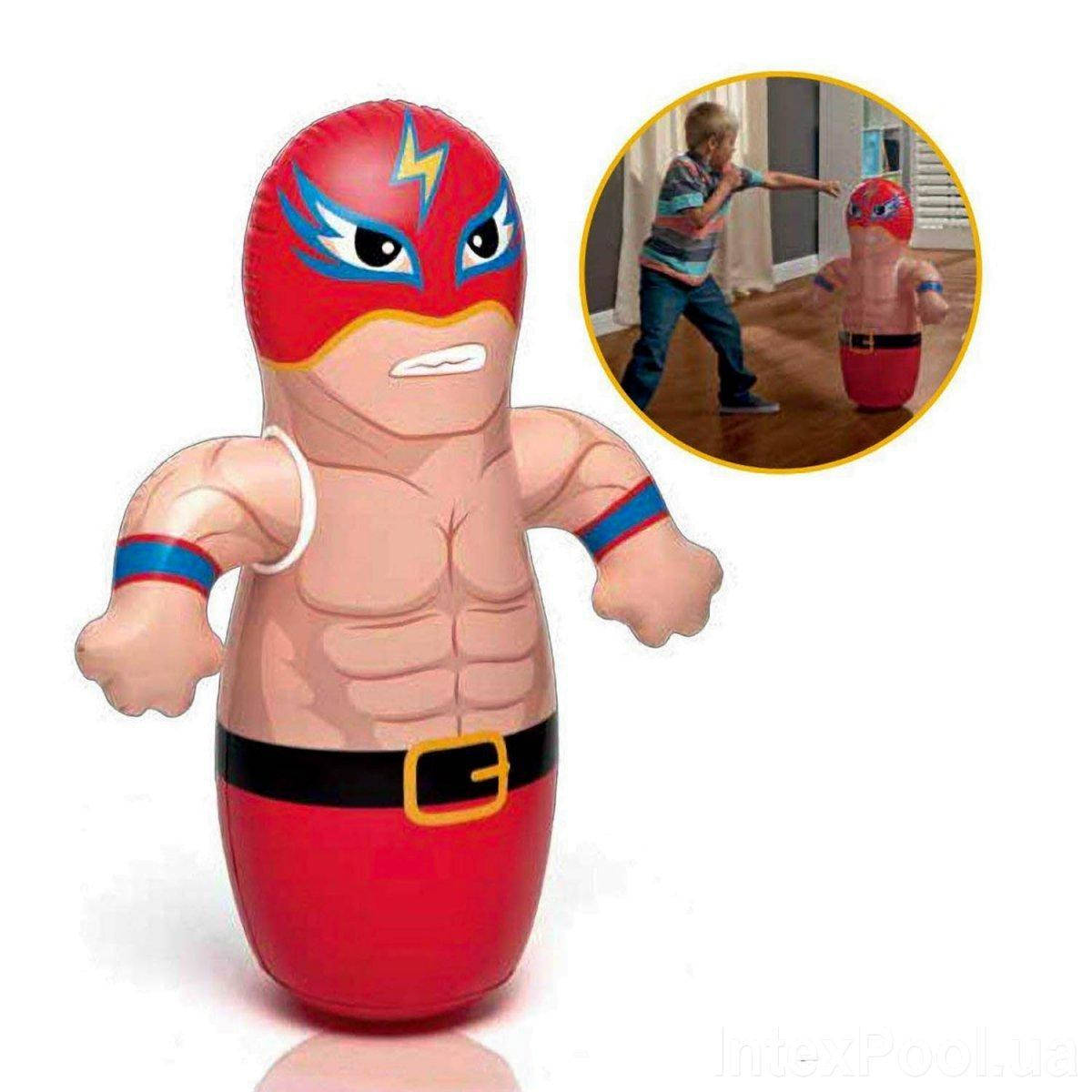 

Надувная игрушка - неваляшка Intex «Боксер», 91х72 см, красный