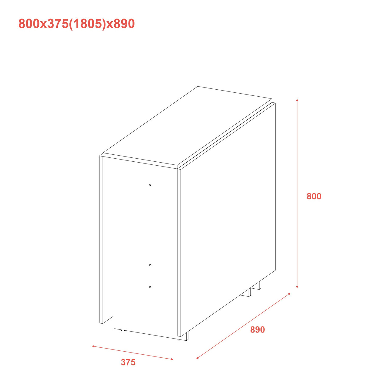 Столовий стіл Doros Торонто Сосна Натті 180х89х80 (41516124) 3