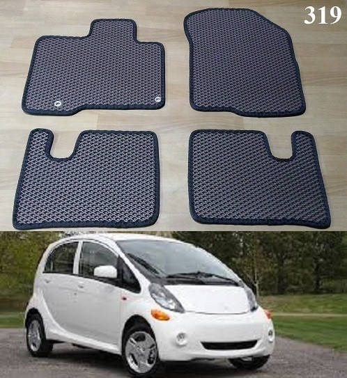 

Коврики ЕВА в салон Mitsubishi i MiEV '12- (Американец), Черный