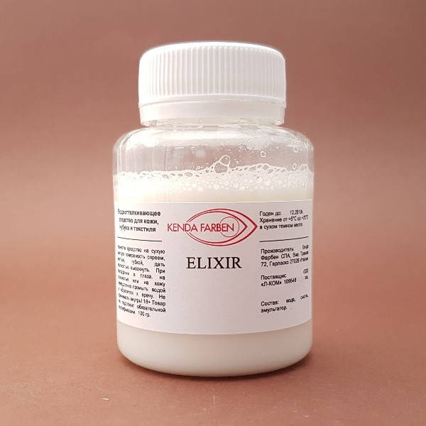 

ELIXIR универсальное водоотталкивающее средство для всех типов кожи и ткани, 100мл