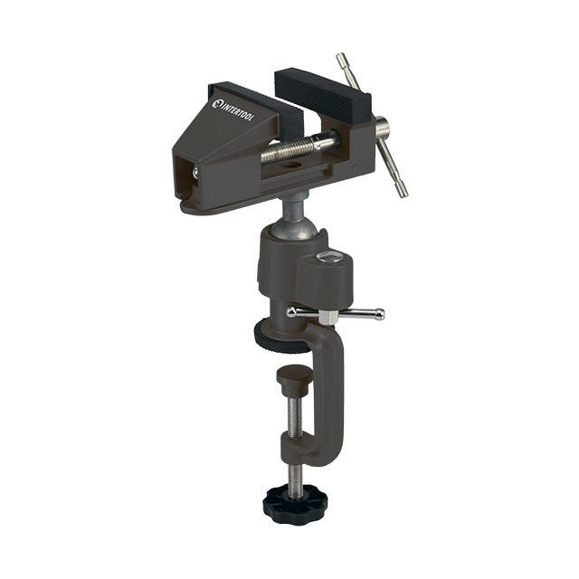 

Тиски универсальные шарнирные 78 мм, 360° INTERTOOL HT-0094