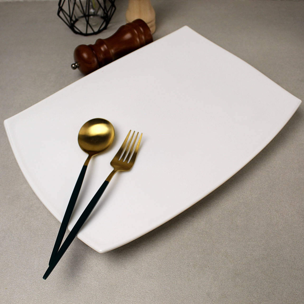 

Блюдо прямоугольное белое Luminarc quadrato white (Е7836), Белый