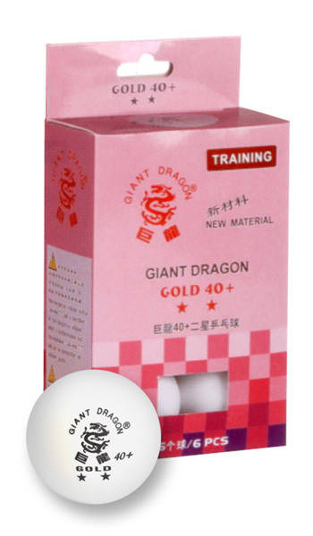 

Мячи для настольного тенниса Giant Dragon Gold Star** (6шт. упак)