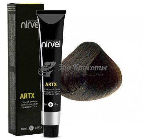 

Крем-краска для волос 4 Средний каштановый Artx Nirvel Professional, 100 мл