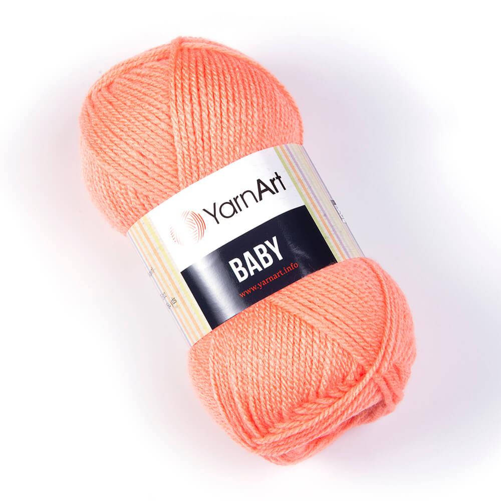 

Yarnart Baby № 622 персик, Персиковый