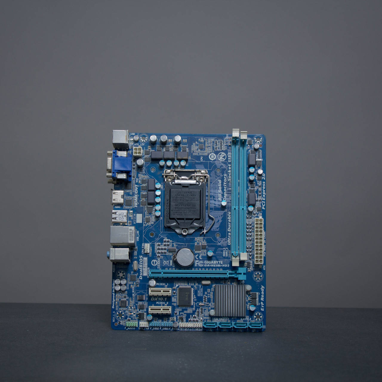 

Материнская плата GIGABYTE GA-H61M-HD2 LGA 1155 (GA-H61M-HD2) Б/У