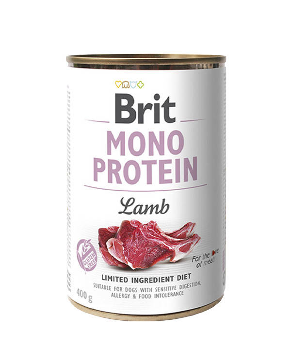 

Brit Mono Protein Dog с ягненком 400 г